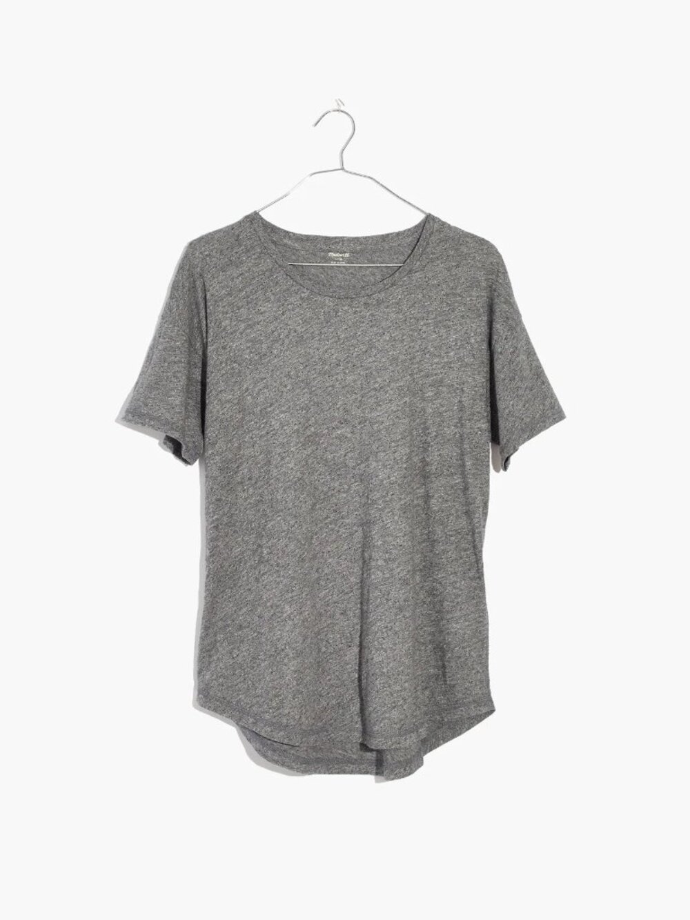 Madewell Whisper Cotton Crewneck Grey Tee Med
